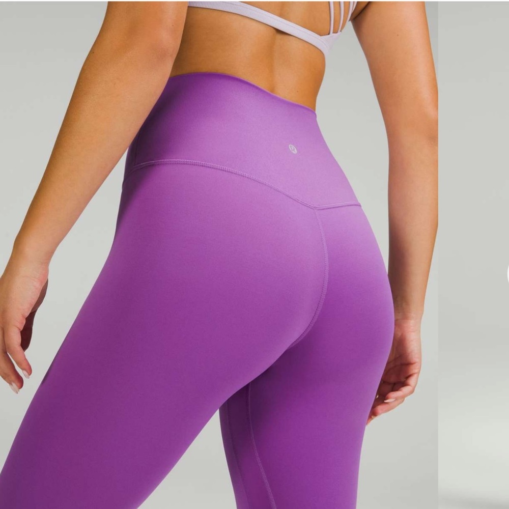Lululemon Align High-Rise Crop 23" Nulu Color pink (Size 8)